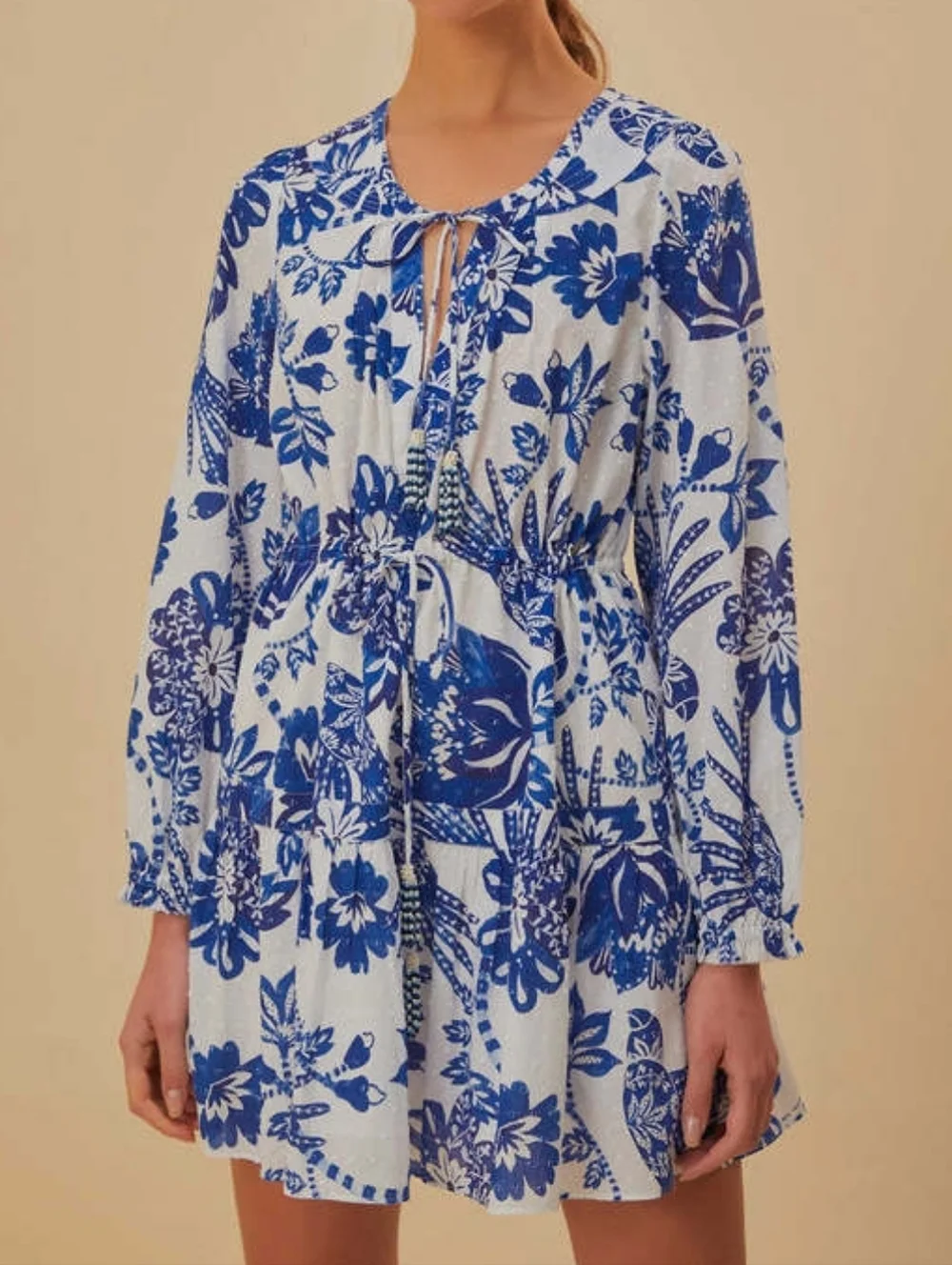 *SOLD* NWT FARM RIO | $210 Flowerful Birds Mini Dress - Picture 7 of 14